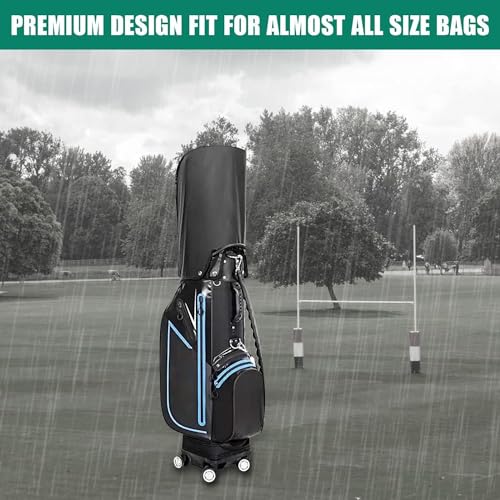Protector de bolsa de golf impermeable y capucha a prueba de polvo con cremallera 2