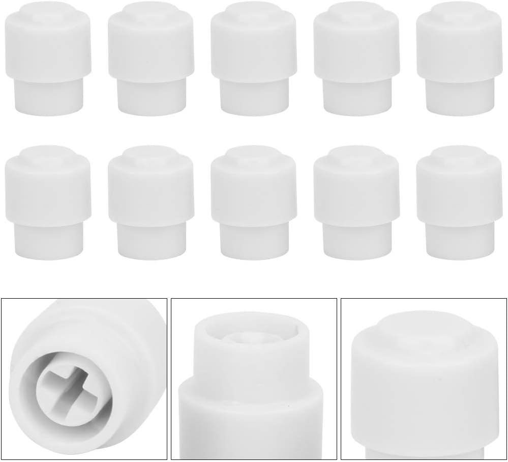 Bnineteenteam 10PCS Electric Guitar Pickup Switch Tip Cap Knob for Telecaster Tele Parts Knob Cap (White) Performance Accessory Musical Instrument Accessories - Image 4