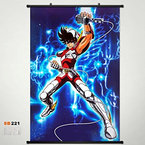 Home Decor Anime Saint Seiya Whole Role Wall Scroll Poster Fabric Painting 23.631.5 inch 221
