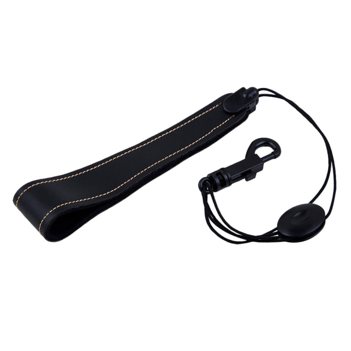 BESPORTBLE Adjustable Leather Saxophone Neck Strap for Tenor Alto Soprano Saxophones Comfortable Sax Neck Strap for Musicians Sax Neck Belt for All
