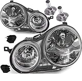 vw polo 2005 technische daten Farbe: Klarglas OE Ersatzteil DM Autoteile Scheinwerfer SET inkl.Motor +Birnen kompatibel für VW Polo 9N Baujahr 2001-2005