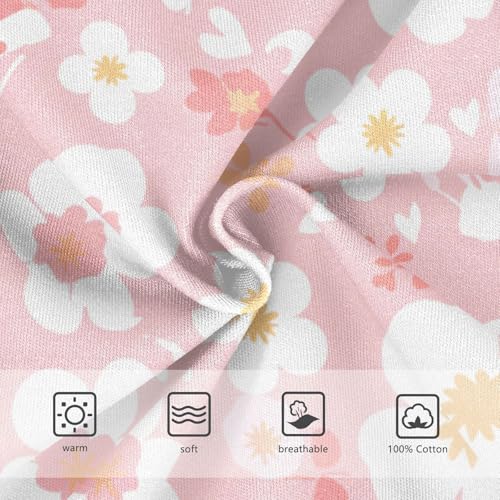 A Pattern Of Flowers in Pink Toddler Boys Cotton Kids Underwear Cute Children Panties3