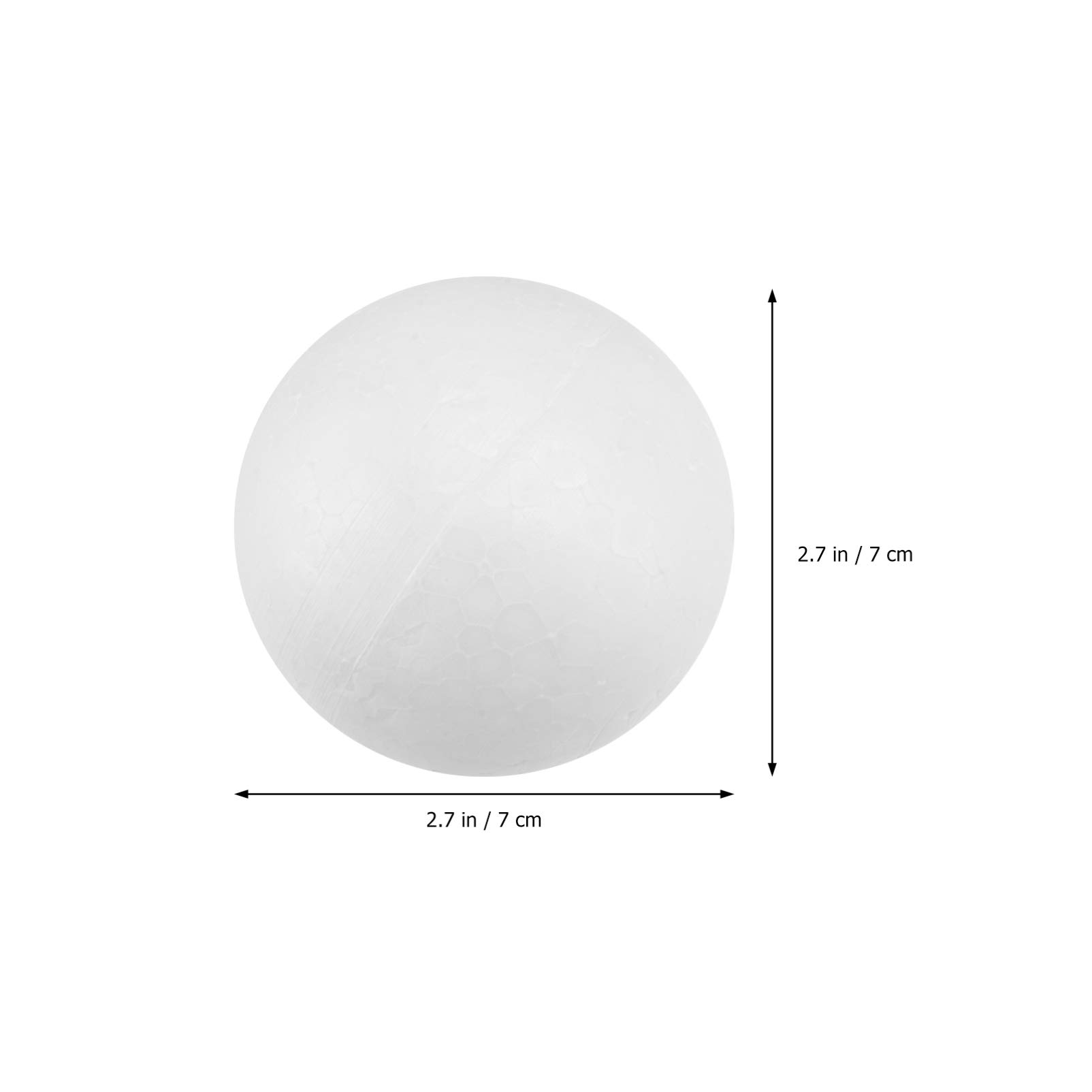 PRETYZOOM 10pezzi Palline Polistirolo Modelling per Decorazioni Natalizie per Crafting e