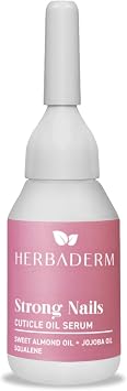 Herbaderm Nail and Nail Meat Strengthener, Anti-Fracture Care Oil, 10 ml