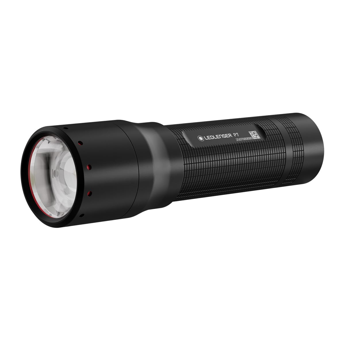 Ledlenser P7 LED Taschenlampe, 650 Lumen, 400m Zoomfokus, IP54, 30h Laufzeit, 175g starkes Licht, 4 x AAA Batterien, für Camping, Wandern, Hundespaziergang, Werkstatt