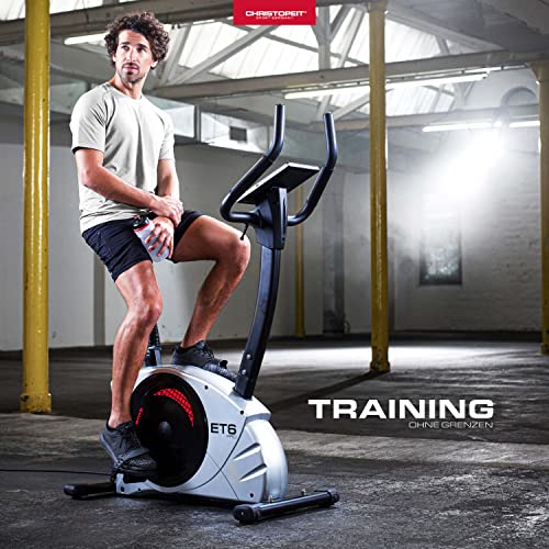 Foto von Christopeit Sport Ergometer ET 6 Pro – Fahrrad-Heimtrainer 32-stufig, Induktionsbremssystem, KinoMap APP, bis 150 kg