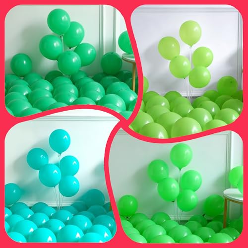 Image of Hungry One Caterpillar Balloon Garland Kit for First Birthday Decorations | Green Caterpillar Shaped Balloons with Fruit Foil Balloons for Picture Book Story Theme Party Summer Baby Shower Supplies