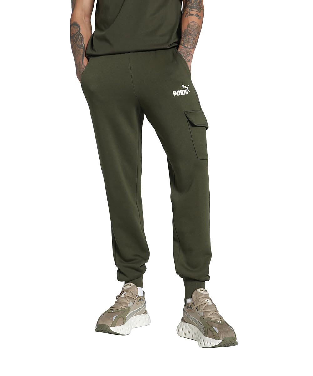 Puma ESS Cargo Pants Herren Sporthose Trainings Jogging Hose 845802 01 schwarz