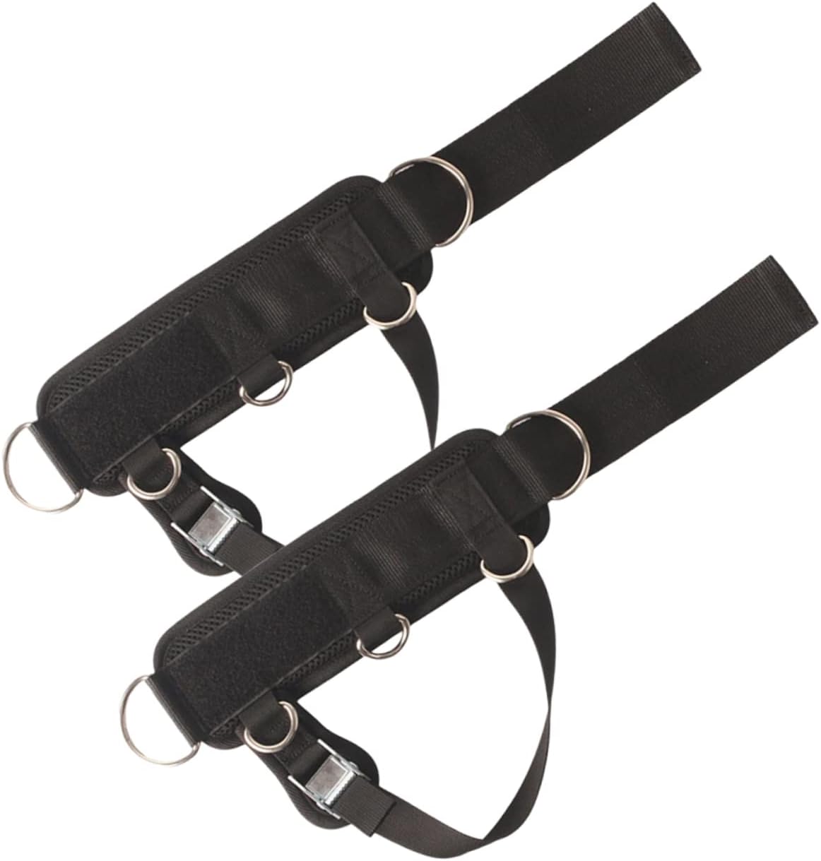 2pcs Ankle Cuffs for Cable Machine Workout Ankle Straps Leg Extension Attachment Dumbbell Leg Training Straps for Women Exercise Bands