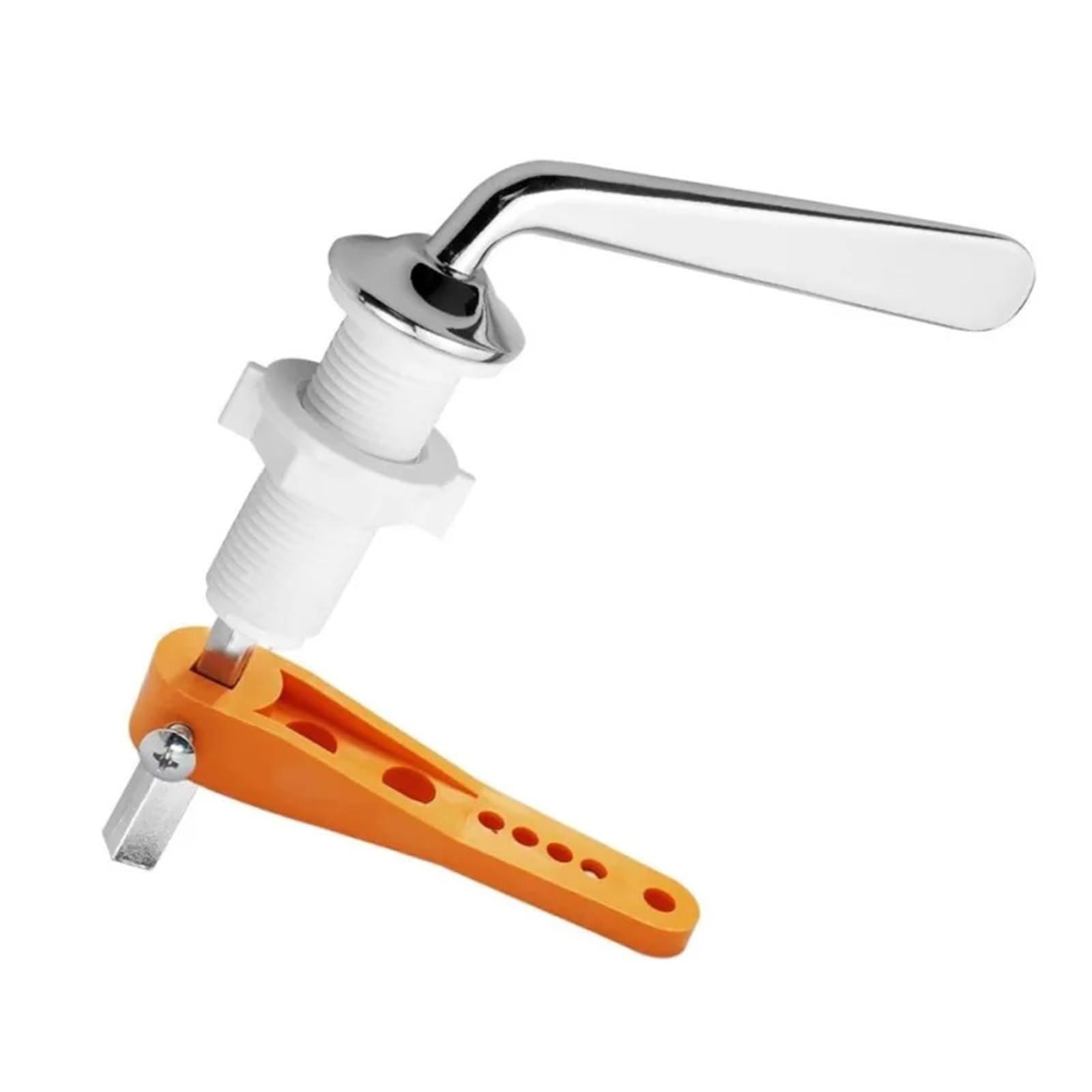 Ayztantine Orange Toilet Flush Handle Universal Toilet Tank Flush Lever