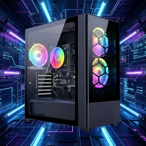 STGsivir PC Gamer Fixe,Ordinateur Gaming,Core i7 8th up to 4.1 Ghz,32Go DDR4,1To SSD,WiFi 6,BT 5.2,Ventilateur RGB x3,Windows11 Pro – Image 5