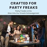 Bar Snacks Hamper for Adults & Party Freaks, Sweet & Savory Pub Snacks, Includes Roasted Peanuts, Potato Crisps, Juicy Olives, Chicken Crackling, Gift Ready Snack Hamper - Image 7