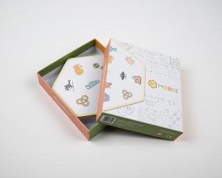 Møbee Card Game, Family Symbol Matching Game, Ages 5+, 2-5 Players, 4 Difficulty Levels