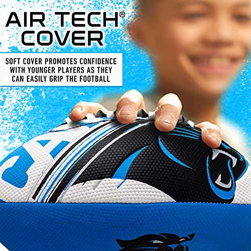 Franklin-Sports-NFL-Carolina-Panthers-Football-Youth-Mini-Football-85-Football-SPACELACE-Easy-Grip-Texture-Perfect-for-Kids