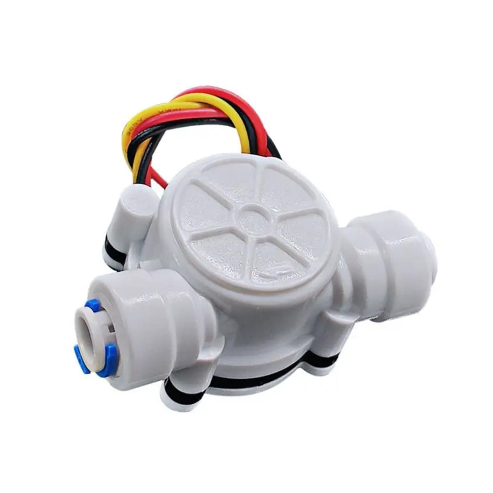 Medidor de caudal de agua, Caudalímetro Multifuncional Del Sensor De Flujo Agua Conexión Rápida 1/4"