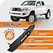 KUAFU Rear Bumper Compatible with 1995-2004 Toyota Tacoma Replacement for TO1102251 TO1102214 002283598201 Bumper Assembly Kit Step Bumper Face Bar Steel+Plastic Powder Coated