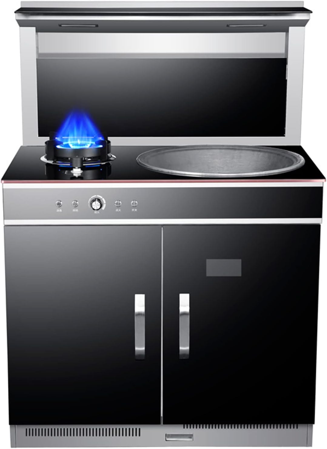 Firewood Stove Gas Stove New Domestic Large Pot Wood Fire Integrated Stove Integrated Stove Easy to Use Smokeless Stove