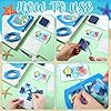 Chiisong 24 Sets Fishbowl Paper Crafts for Kids Summer Fish Tissue Paper Sign Craft Kit Make Your Own Aquarium DIY Paper Craft Art Projects for Kids Fun Classroom Home Activities, 4 Styles #4