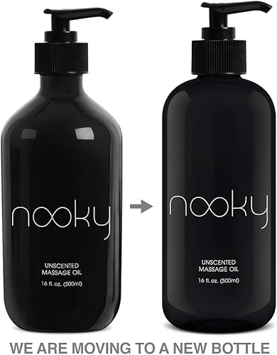 Miniatura 7 de Aceite de masaje con aceite de coco fraccionado para masajear 16 onzas (sin perfume)