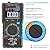 MESTEK Digital Multimeter Tester Volt Meter Ohmmeter T-RMS 9999 Counts Voltage Tester Auto/Manual Ranging NCV, Measures AC/DC Voltage Current Capacitance Resistance Continuity Temperature