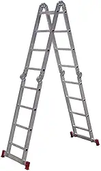 Escada de Alumínio Articulada 13x1 4x4 com 16 Degraus - Botafogo