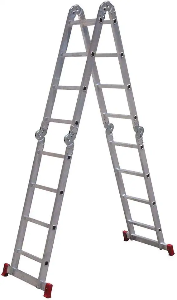 Escada de Alumínio Articulada 13x1 4x4 com 16 Degraus - Botafogo