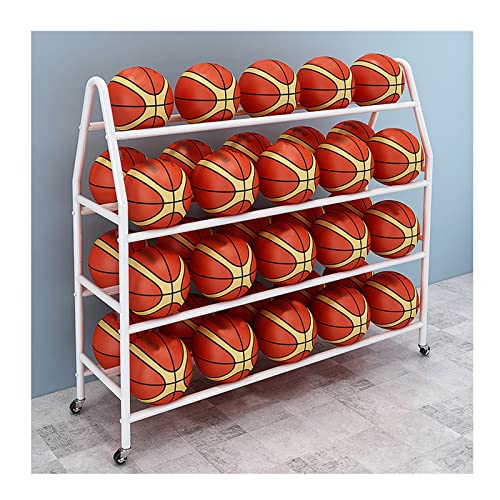 Support de ballons de football et basket pour un garage rangé et des jeux extérieurs fluides
