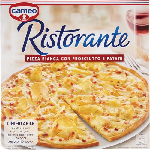 Cameo Ristorante Pizza Bianca con Prosciutto e Patate, 310 g (Surgelato)