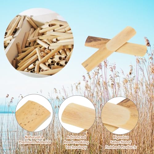 image for Walfront 10PCs Tenor Saxophone Reeds 2½ Tenor Sax Accessories 2.5 Wit