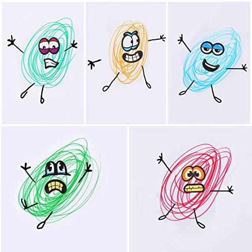 960 Pieces Halloween Stickers Eyes Mouth Stickers Cartoon Stickers Labels For Art Craft Diy Scrapbook (Multi-Color) #TOP2