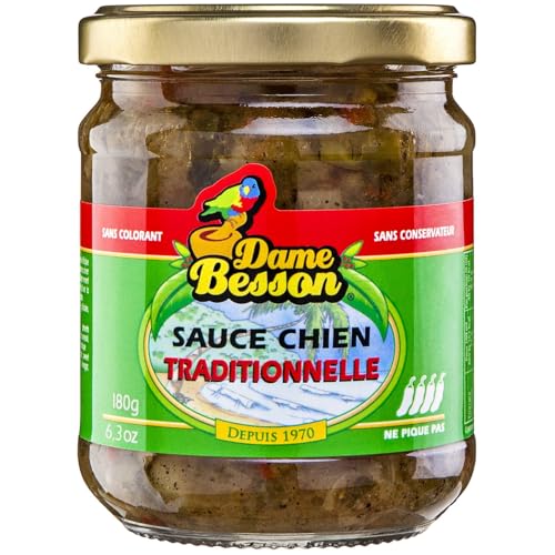 DAME BESSON - Sauce Chien - Recette Traditionnelle Antillaise · Sans Colorant · Sans Conservateur...