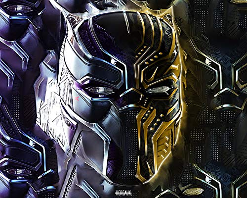 Black Panther Erik Killmonger Marvel Comics Matte Finish Paper Print Poster 12 x 18 inch (Multicolor)