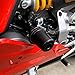 Worldmotop Engine Frame Sliders Fairing Crash Pad for Ducati Panigale V2 Panigale V2S 2019 2020 2021(red)