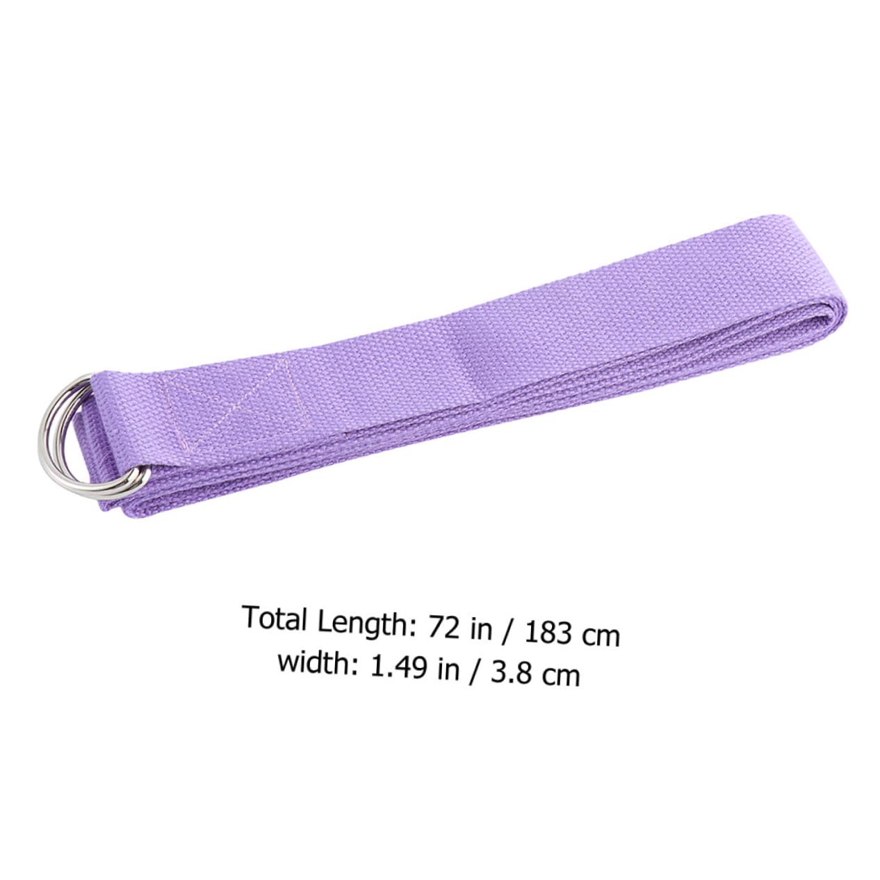 Totority Lightweight Yoga Stretch Strap Resistance Band Exercise Band Fitness Home Gym