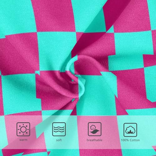 Teal and Pink Buffalo Checkered Toddler Boy's Underwear 2T3