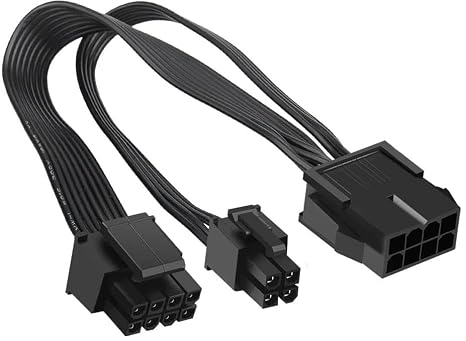 Parcbeny 9546 EPS 12V CPU Female To ATX 8+4 Pin Power Supply Converter Adapter Cable EPS 12V CPU 8Pin Female power supply male to 8 pin male to CPU 8pin ATX 4 pin male bits to motherboard