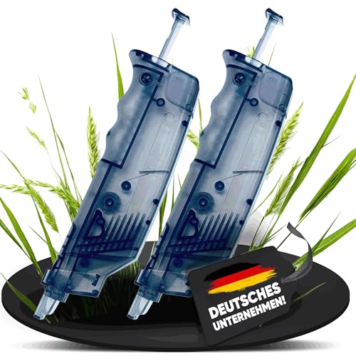 fritz-cell 2 x Airsoft Universal Speedloader inkl. Pistolen Adapter für 150x 6mm Softair BB für schnelles nachladen der Premium Airsoft 6MM BB Munition