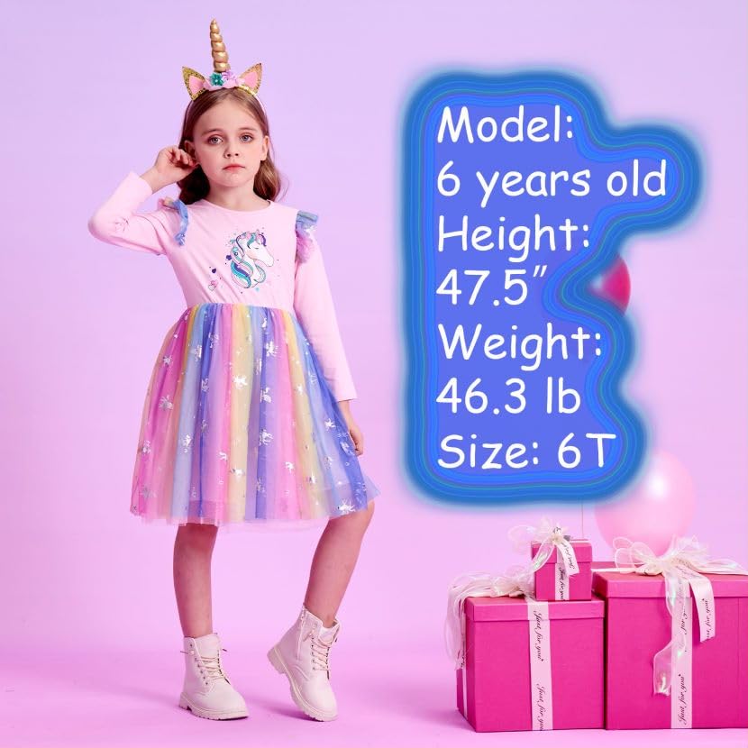 VIKITA Girls Dresses Winter Party Tutu Dress for 2-12 Years Kids2