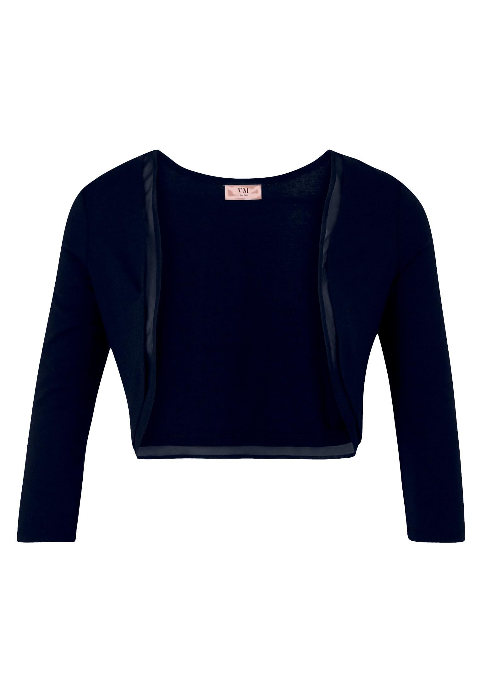 Vera Mont VM Damen 0037/4808 Bolero, per Pack Blau (Night Sky 8541), 38 (Herstellergröße: 38)