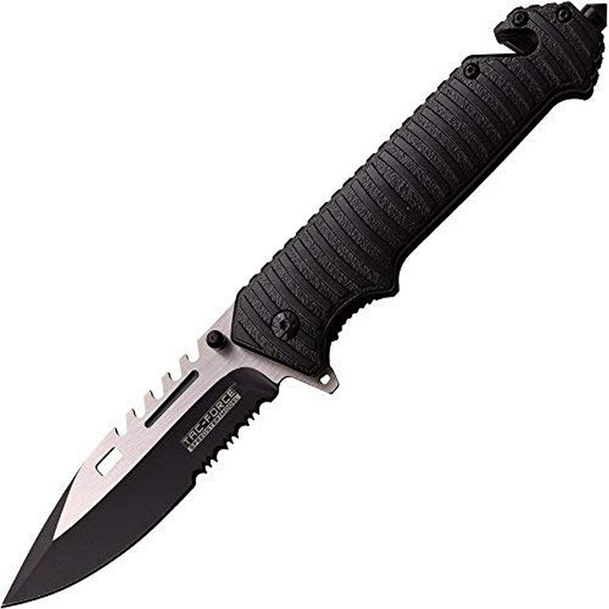 Amazon.com : Tac-Force TF-916BK Folding Knife, Two-Tone Half