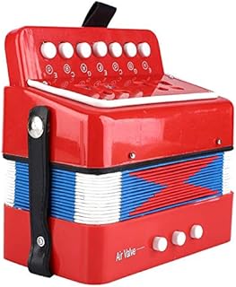 Accordion Mini 7 Keys Accordion Toy Musical Instrument Toy Piano Accordion Instrument for Children Kids Toddlers