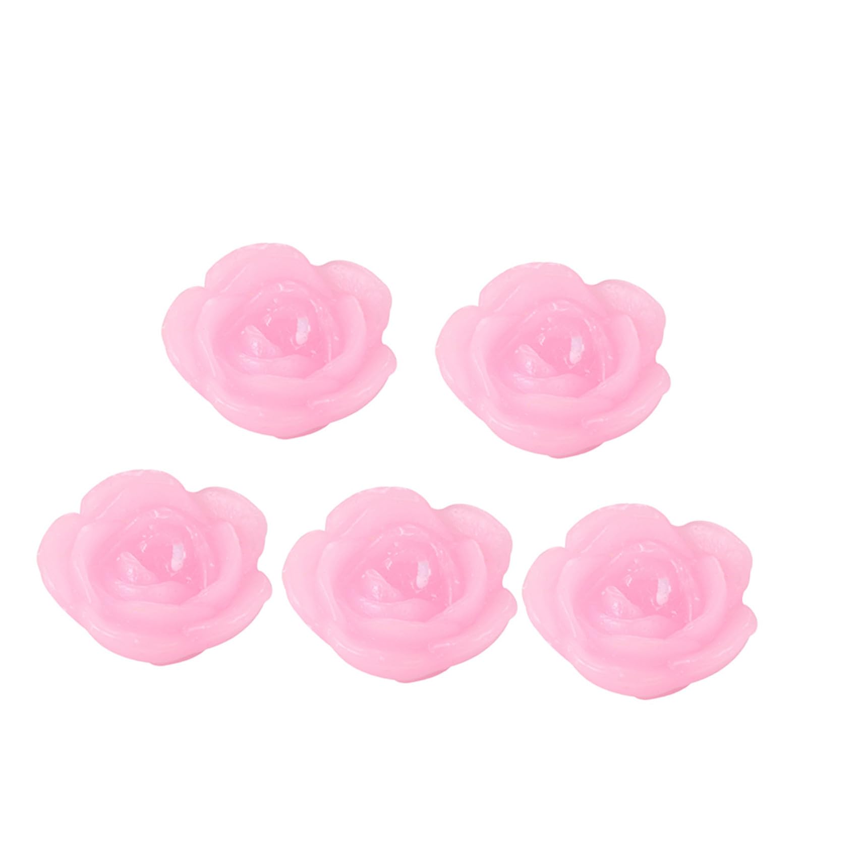 15pezzi Candela Galleggiante Forma Di Rosa Decorativa e Profumata Per Matrimonio e Decorazioni Festive Per Bagni e Di Candele Galleggianti Rosa