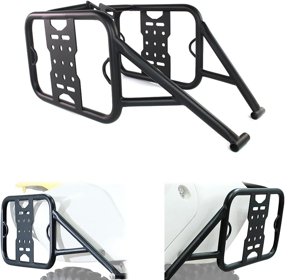 Saddlebag Support Racks Fit for DRZ400SM 2024-2005, DRZ400S 2024-2000, DR-Z400SM DR-Z400S Pannier Rack Motorcycle Side Carrier Luggage Racks
