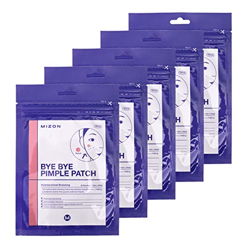 Mizon Bye Bye Pimple Patch for Acne Treatment Set of 5 (24 patches x 5)