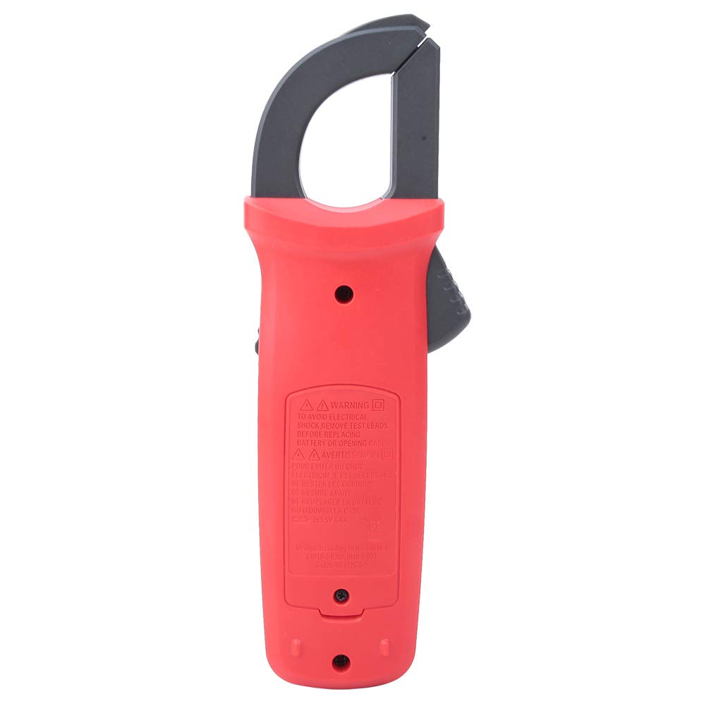 UT202 Plus Pinza amperimétrica portátil de mano con rango automático True RMS, tamaño de apertura de mandíbula de 28 mm, con pantalla LCD retroiluminada grande, para elect