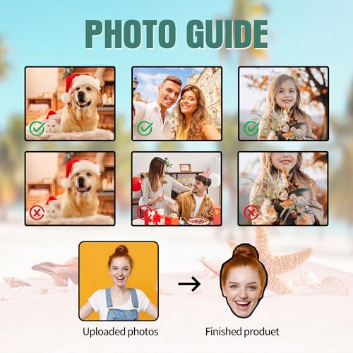 Custom Hawaiian Shirts for Men Personalized Hawaiian Shirt with Face Photo Tropical Short Sleeve Button Down Beach Shirt3