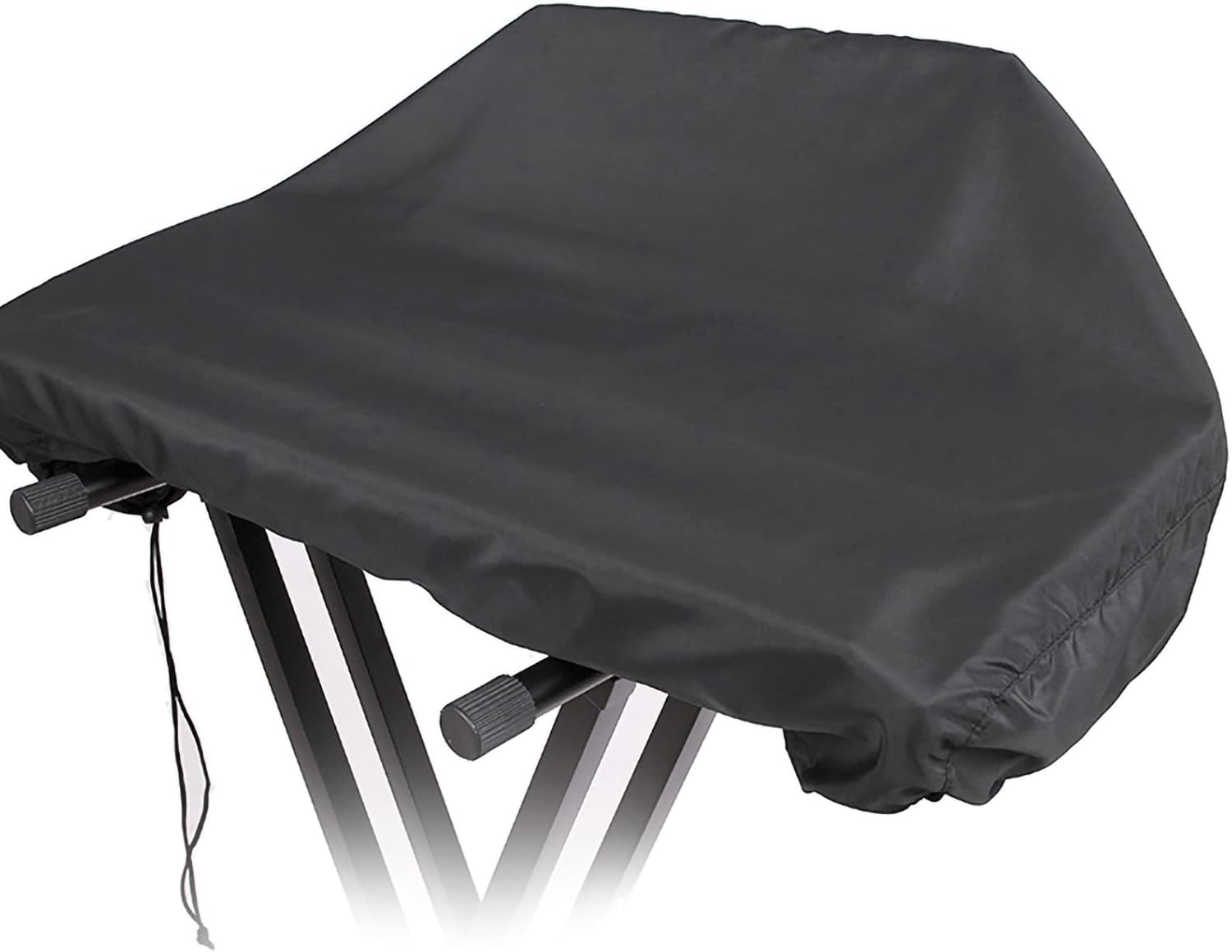 88 Key Digital Piano Dust Cover, Black Soft Fabric Keyboard Protector for Electronic Music Instruments, Full Size Piano Case