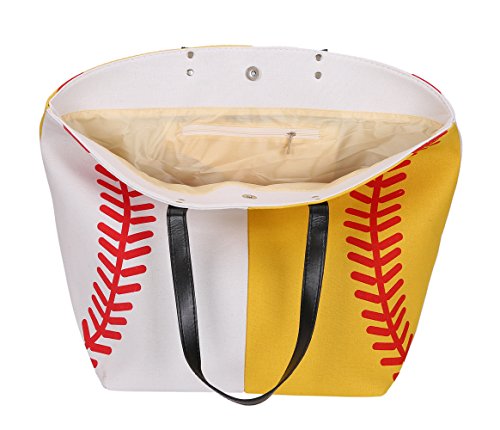 Bolso tote grande para béisbol y softball miniatura 4