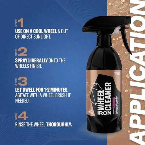 GYEON Iron Wheel Cleaner Redefined – Acid-Free Gel Formula for Brake Dust & Iron Removal – Safe on All Wheel Finishes and Rim Types – Professional Grade Wheel Cleaning Spray by Gyeon - Image 6