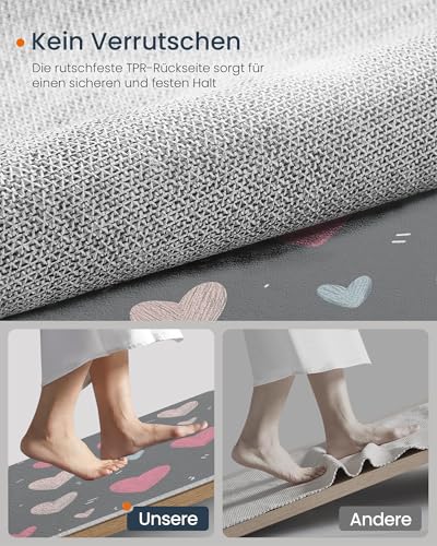 Tapis rond 200 cm gris foncé peint à la main géométrie douce